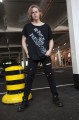 t shirt koszula slim fit naczarno czarny t shirt polscy projektanci polska moda